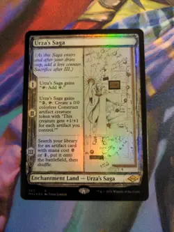 Urza's Saga (Showcase) Modern Horizons 2  FOIL NM MTG Magic the Gathering! - Image 1