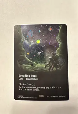 MTG PACK FRESH Breeding Pool Borderless Galaxy Foil Edge of Eternities - Image 1