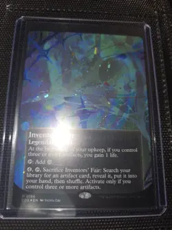 Inventors' Fair (0156) - Galaxy Foil - Borderless - NM  EOE - MTG - In hand!  - Image 1