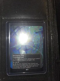 Inventors' Fair (0156) - Galaxy Foil - Borderless - NM  EOE - MTG - In hand!  - Image 2