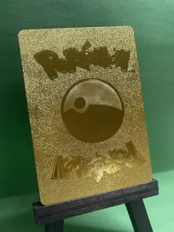 FAN ART! Mewtwo & Mew GX Tag Team Gold Foil Pokemon Card - Image 2