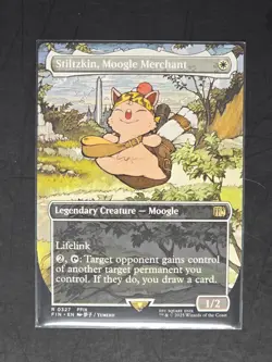 Stiltzkin, Moogle Merchant Borderless 0327 Final Fantasy MTG NM/M - Image 1