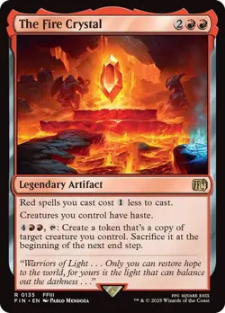 MAGIC THE GATHERING FINAL FANTASY THE FIRE CRYSTAL R 135 (RARE) FIN MTG FCA TCG - Image 1