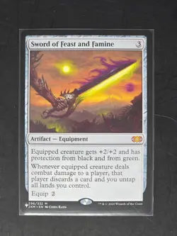 Sword of Feast and Famine 0296/332 MTG Magic The Gathering NM/M     - Image 1