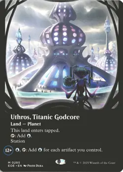 MTG Uthros, Titanic Godcore (0285) *Non-Foil* Borderless Edge Eternities NM/MT - Image 1