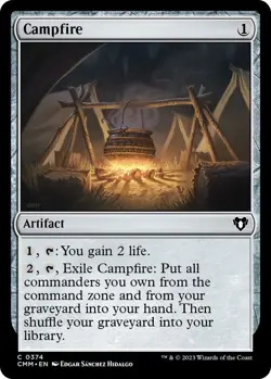 NM Campfire, MTG, Commander Masters, Magic the Gathering, 374 - Image 1