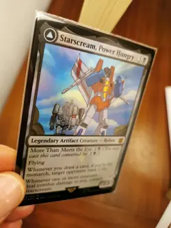 Starscream, Power Hungry/Starscream, Seeker LeaderTransformer FOIL MTG Magic - Image 4