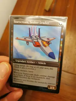 Starscream, Power Hungry/Starscream, Seeker LeaderTransformer FOIL MTG Magic - Image 7