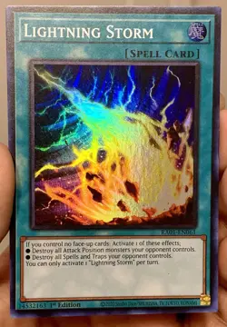 Yugioh 1xCopy Lightning Storm RA01-EN061 Super Rare 1st Ed NM w/Tracking - Image 3