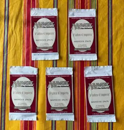 Magic the Gathering ~ 5X Fallen Empires Boosters ~ Sealed 1994 MTG ~ Free shipg - Image 2