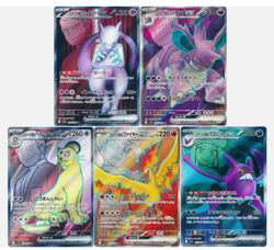 Pokemon Card Team Rocket's Mewtwo Moltres Crobat Persian Nidoking SR set sv10 - Image 2