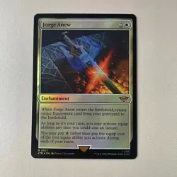 Magic the Gathering LoTR #17 Forge Anew Foil Rare - Image 3