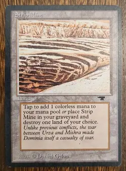 MTG Strip Mine Antiquities (No Horizon) MP - Image 3
