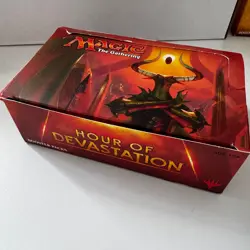 BOOSTER BOX W/ 800 HOUR OF DEVASTATION MTG MAGIC THE GATHERING CARDS.  W/BOX - Image 2