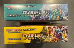 Pokemon Card Japanese Booster Box Wild Force Cyber Judge Set sv5K sv5M w/shrink - Image 7