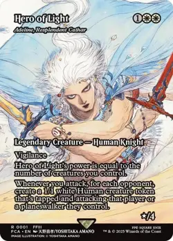 Hero of Light, Adeline, Resplendent Cathar - FCA 0001 NM - MTG Magic - Image 2
