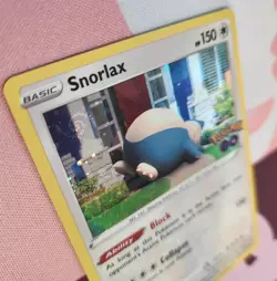 Snorlax 055/078 Pokemon Go Cosmos Holo Rare with Swirl Near Mint Pokemon Card - Image 6