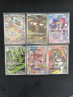 Destined Rivals Lot Of 6 Illustration Rare Cards #: 185, 187, 191, 197, 200, 205 - Image 1