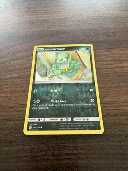 Pokemon Card - Alolan Grimer Cosmic Eclipse 130/236 Reverse Holo Common NM - Image 7