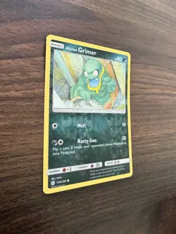 Pokemon Card - Alolan Grimer Cosmic Eclipse 130/236 Reverse Holo Common NM - Image 8