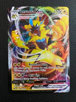 Zeraora VMAX SWSH264 SWSH: Sword & Shield Promo Cards Holo - Image 1
