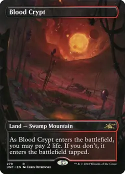 [MTG] Blood Crypt (Foil) (Borderless) (279) (UNF) NM - Image 2