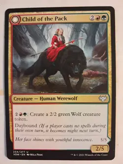 Child of the Pack   Savage Packmate Innistrad: Crimson Vow (234/277) MAGIC NM - Image 1