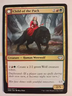 Child of the Pack   Savage Packmate Innistrad: Crimson Vow (234/277) MAGIC NM - Image 2