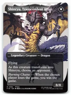 Zenos yae Galvus // Shinryu, Transcendent Rival (Borderless) #384 Final Fantasy - Image 4