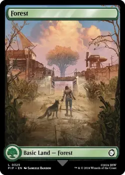 TEN TOTAL = 10x Forest x10  (0325) - Universes Beyond: Fallout (PIP) - Image 1