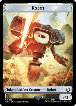TEN TOTAL = 10x Robot   Junk Double-Sided Token   - Fallout - Image 2