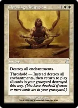 MTG - CLEANSING MEDITATION - Torment (U) - Image 1