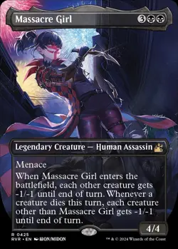 Ravnica Remastered Variants: Massacre Girl (0425 - Anime) - Image 2
