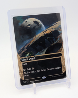 MTG - Strip Mine - Borderless Mythic #40 - Edge of Eternities: Stellar Sights NM - Image 3