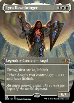 Mint/Near-Mint, English - 1 x MTG Lyra Dawnbringer - Borderless Dominaria Remast - Image 1