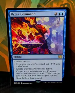 magic the gathering - Urza's Command - Instant - Blue - Island - Rare - Image 1