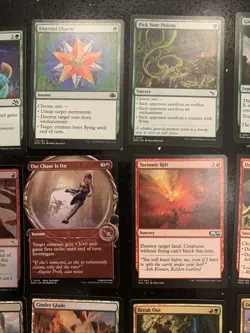 Mtg Gruul Bundle: Sol Ring, Ghalta, Blasphemous Act, Cinder Glade Etc - Image 6