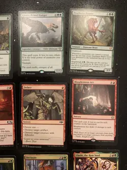 Mtg Gruul Bundle: Sol Ring, Ghalta, Blasphemous Act, Cinder Glade Etc - Image 7