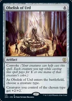 Obelisk of Urd - Commander: Zendikar Rising #115 MTG Magic The Gathering - Image 2