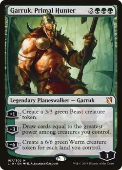 Garruk, Primal Hunter - C19 - NM - MTG - Image 1