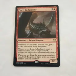 Surly Badgersaur ~ Commander: Ikoria [ NearMint ] [ Magic MTG ] - Image 1