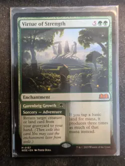 Virtue of Strength / Garenbrig Growth - Wilds of Eldraine (MTG) - Image 3
