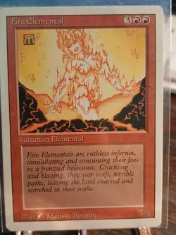 Fire Elemental - NM 3rd Edition Core (Revised) MTG Magic the Gathering - Image 1