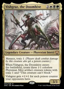 MTG - VISHGRAZ, THE DOOMHIVE - All Will Be One Commander (M) - Image 1