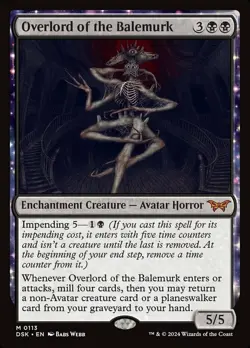 x1 Overlord of the Balemurk M MTG Duskmourn: House of Horror M/NM, English - Image 1