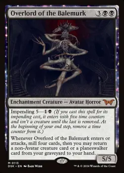 x1 Overlord of the Balemurk M MTG Duskmourn: House of Horror M/NM, English - Image 2