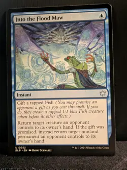 Bloomburrow INTO THE FLOOD MAW (Recent Pull, Brand New, Unplayed) - Image 2