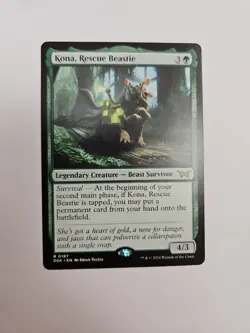 Kona, Rescue Beastie #0187 Duskmourn House of Horror Reg Magic The Gathering MTG - Image 4