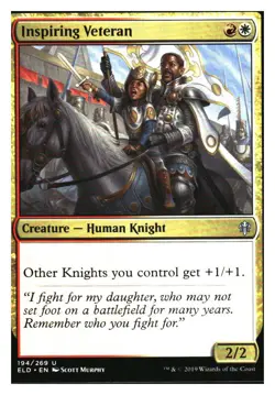 Inspiring Veteran Throne of Eldraine MTG - NM+ - Image 1