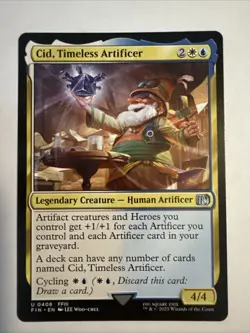 Magic The Gathering Cid, Timeless Artificer (0408) Final Fantasy Regular - Image 1